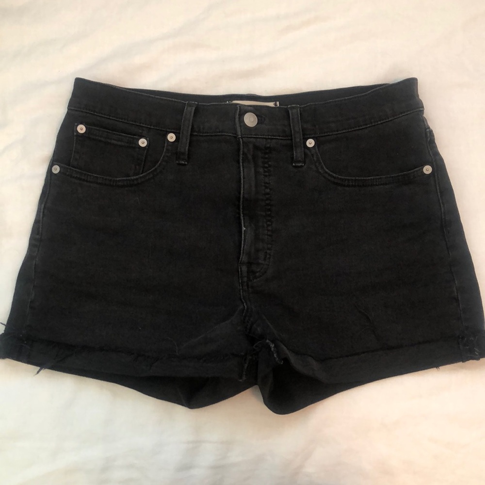 Madewell High Rise Denim short lunar wash 29